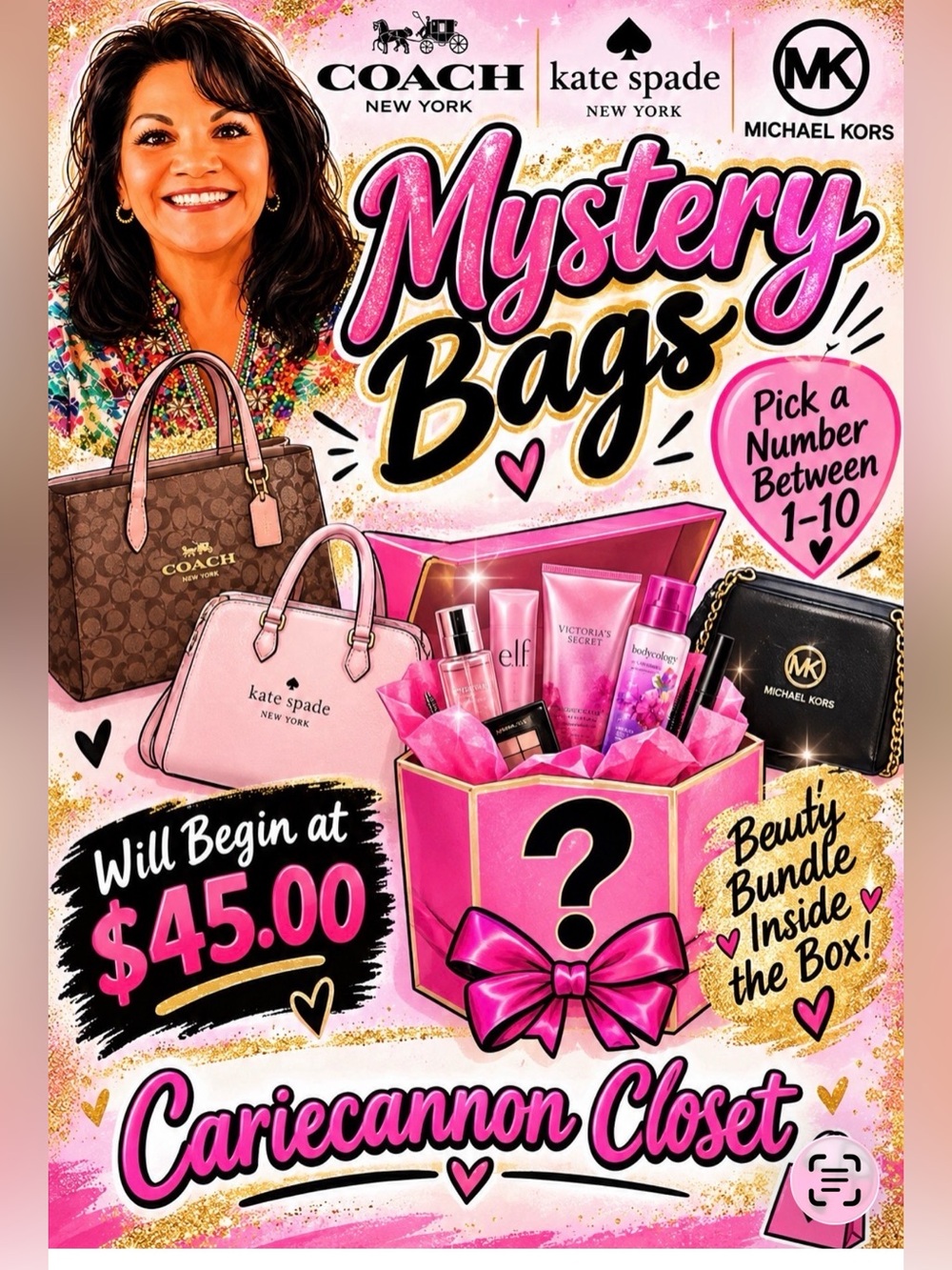 Mystery Bag - Pink Beauty Bundle this Sunday live 3:30 pm Central